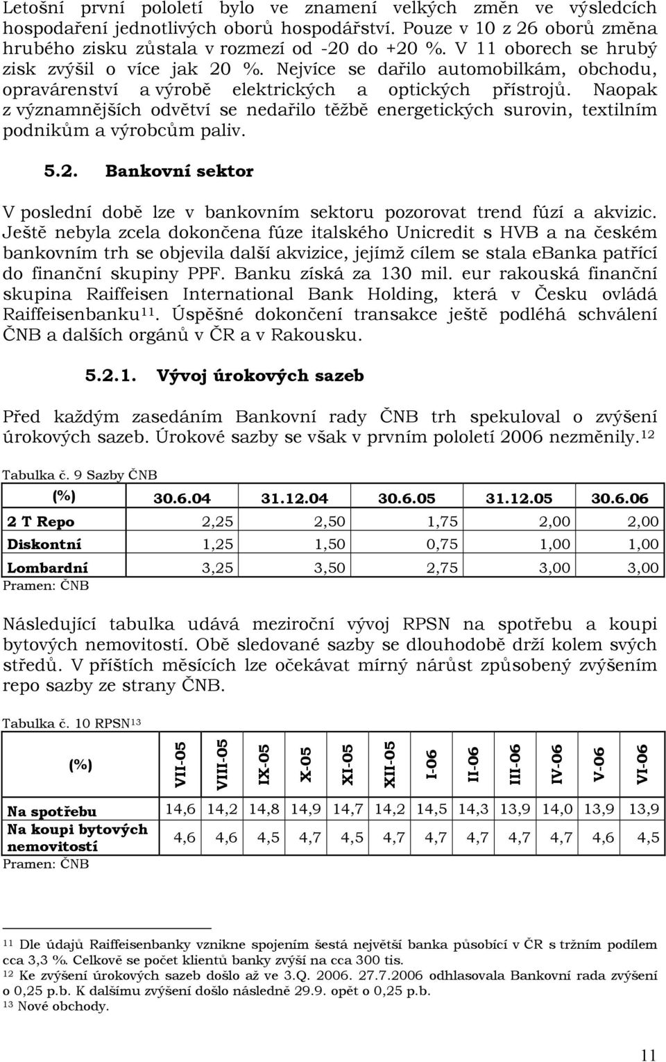 Naopak z významnějších odvětví se nedařilo těžbě energetických surovin, textilním podnikům a výrobcům paliv. 5.2.