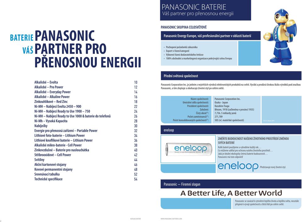 Power Alkalické Everyday Power Alkalické Alkaline Power Zinkouhlíkové Red Zinc Ni-MH Nabíjecí Evolta 2450 900 Ni-MH Nabíjecí Ready to Use 1900 750 Ni-MH Nabíjecí Ready to Use 1000 & baterie do