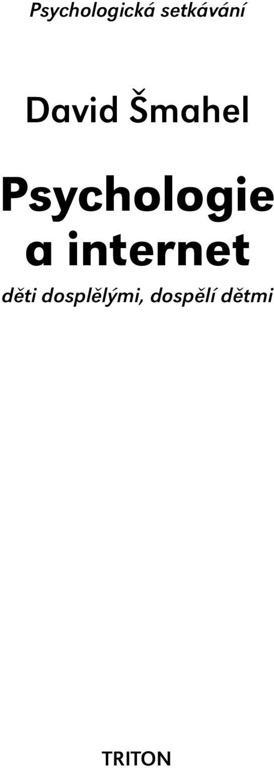 a internet děti