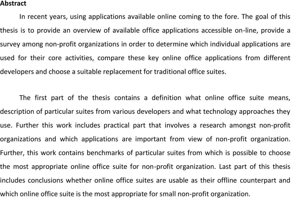 applications are used for their core activities, compare these key online office applications from different developers and choose a suitable replacement for traditional office suites.