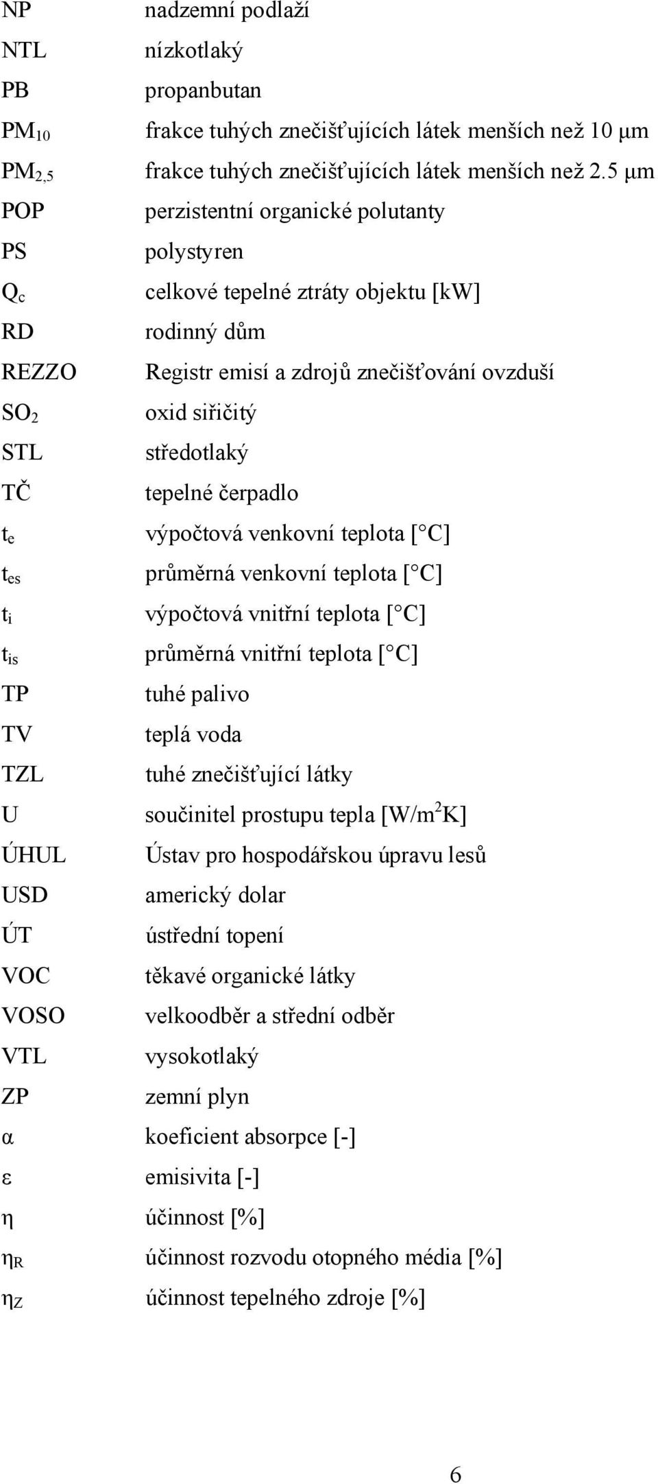 5 μm perzistentní organické polutanty polystyren celkové tepelné ztráty objektu [kw] rodinný dům Registr emisí a zdrojů znečišťování ovzduší oxid siřičitý středotlaký tepelné čerpadlo výpočtová