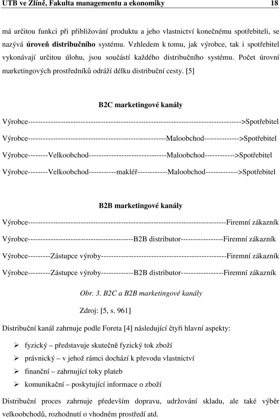 [5] B2C marketingové kanály Výrobce------------------------------------------------------------------------------------->Spotřebitel