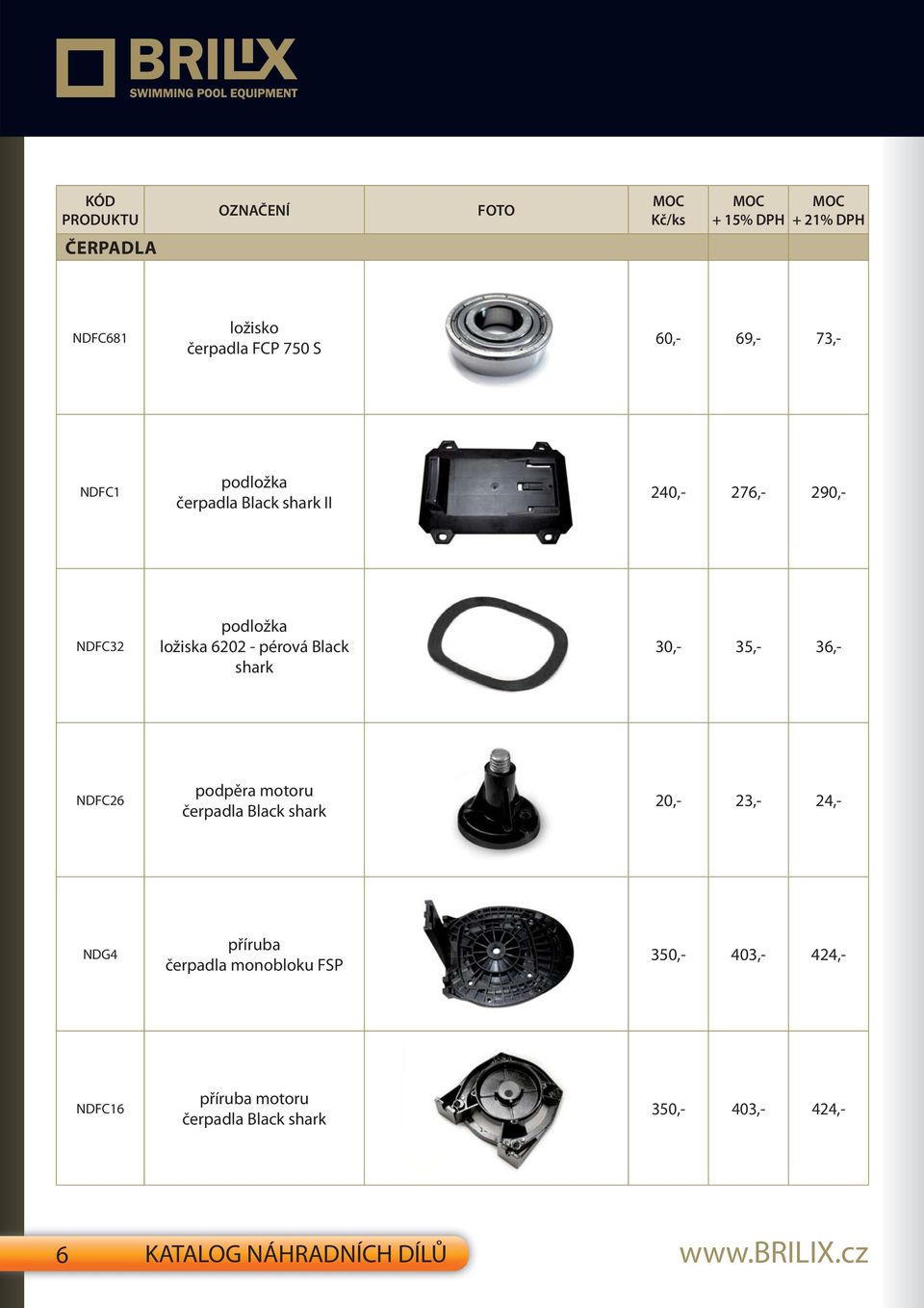 podpěra motoru čerpadla Black shark 20,- 23,- 24,- NDG4 příruba čerpadla monobloku FSP 350,-