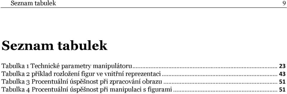 .. 23 Tabulka 2 příklad rozložení figur ve vnitřní reprezentaci.