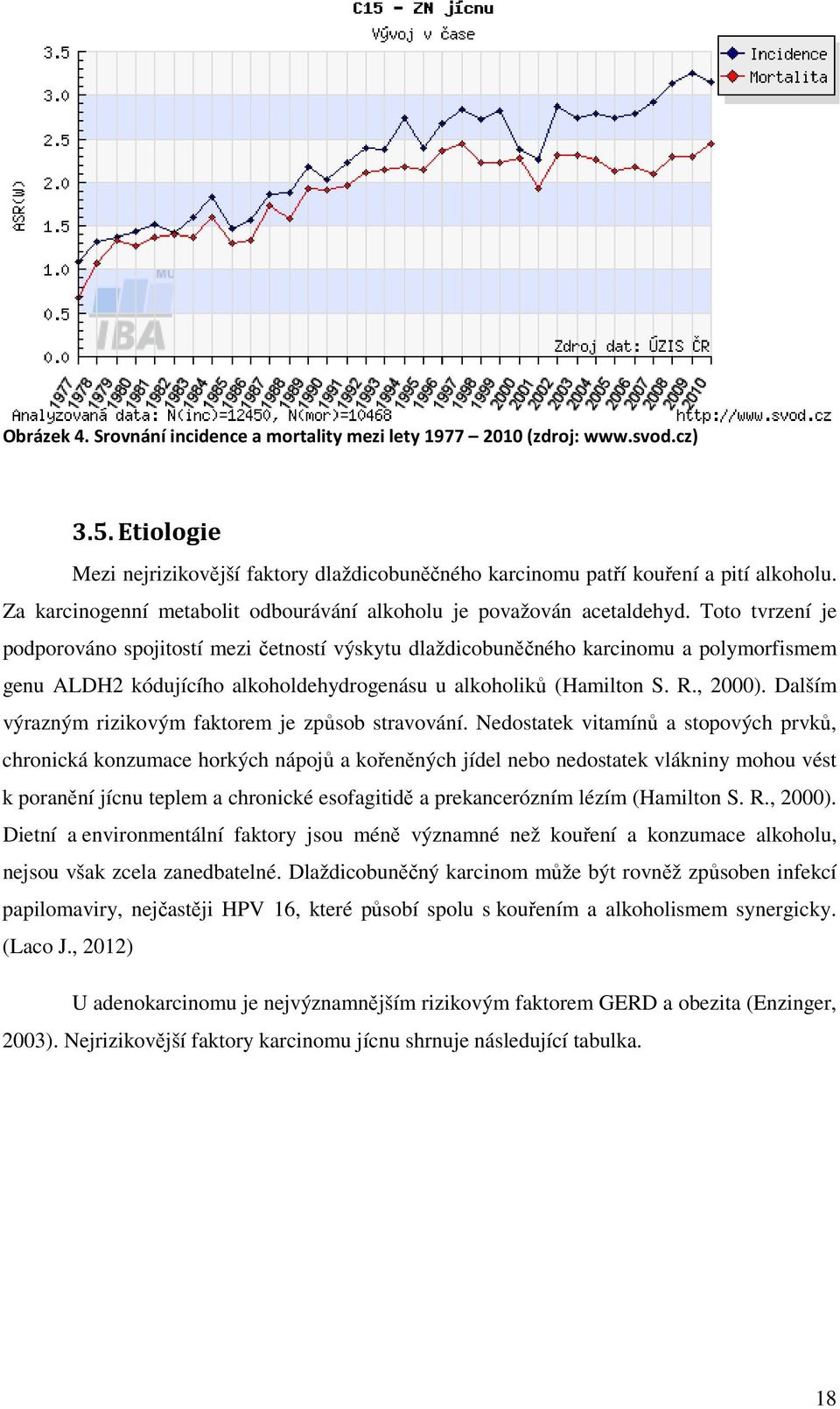 Toto tvrzení je podporováno spojitostí mezi četností výskytu dlaždicobuněčného karcinomu a polymorfismem genu ALDH2 kódujícího alkoholdehydrogenásu u alkoholiků (Hamilton S. R., 2000).