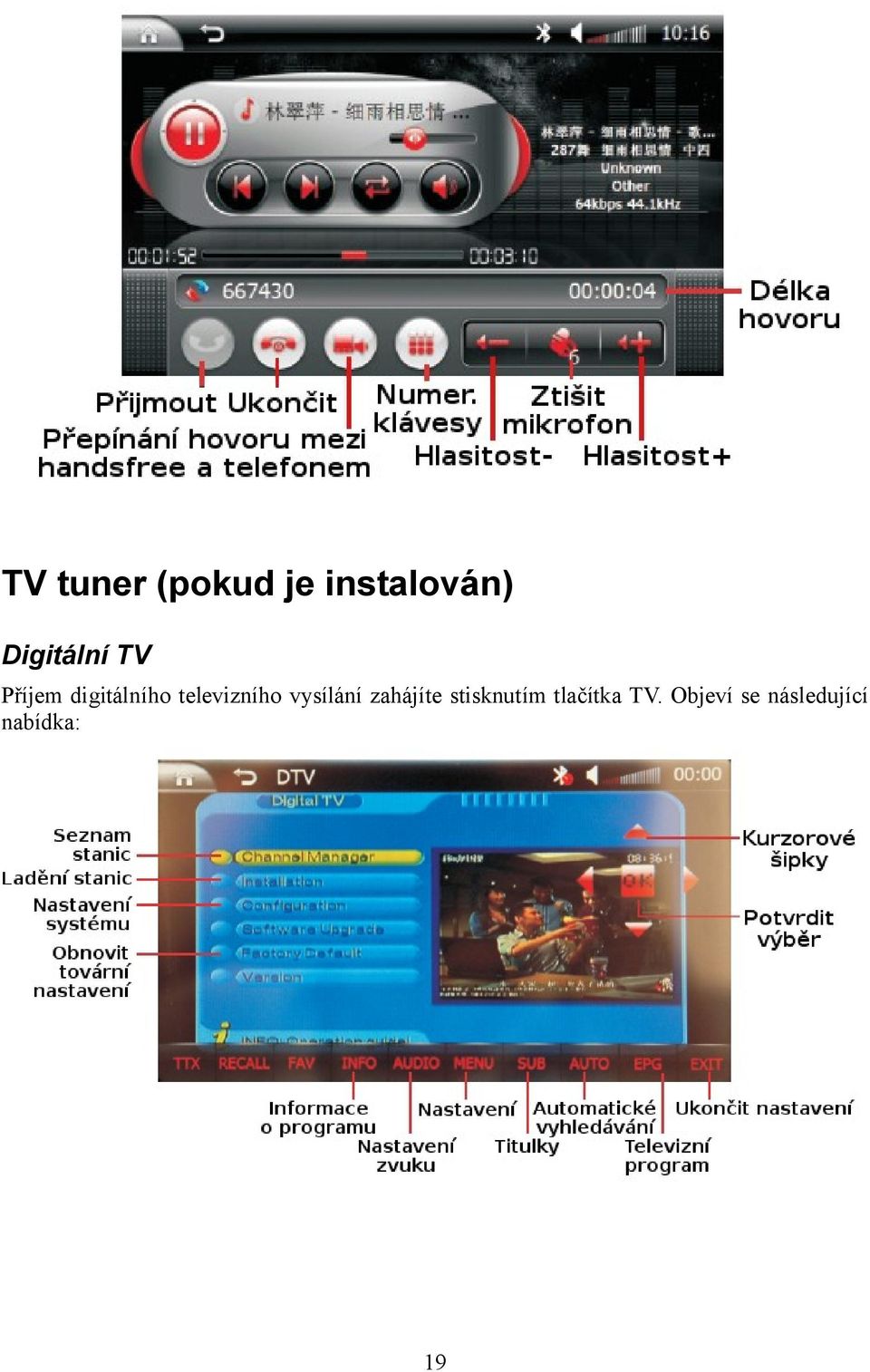 televizního vysílání zahájíte