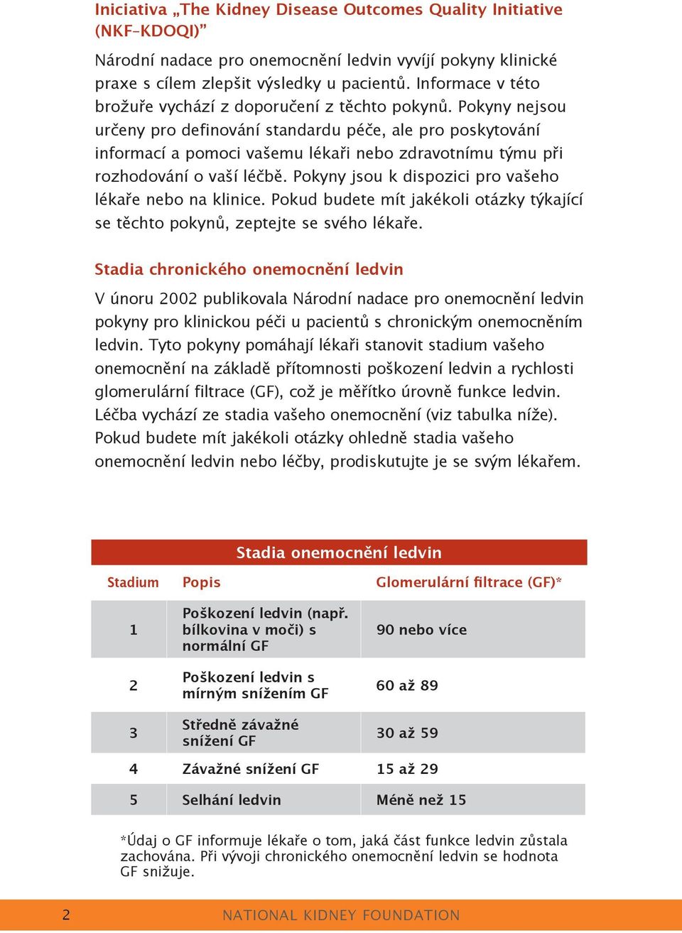 Pokyny nejsou určeny pro definování standardu péče, ale pro poskytování informací a pomoci vašemu lékaři nebo zdravotnímu týmu při rozhodování o vaší léčbě.