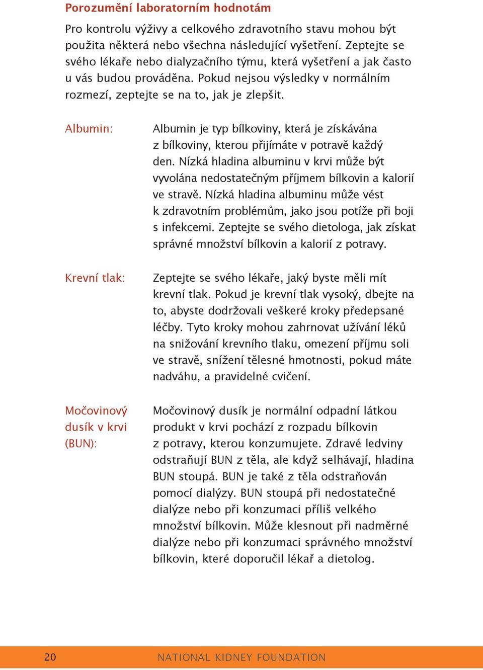 Albumin: Albumin je typ bílkoviny, která je získávána z bílkoviny, kterou přijímáte v potravě každý den.