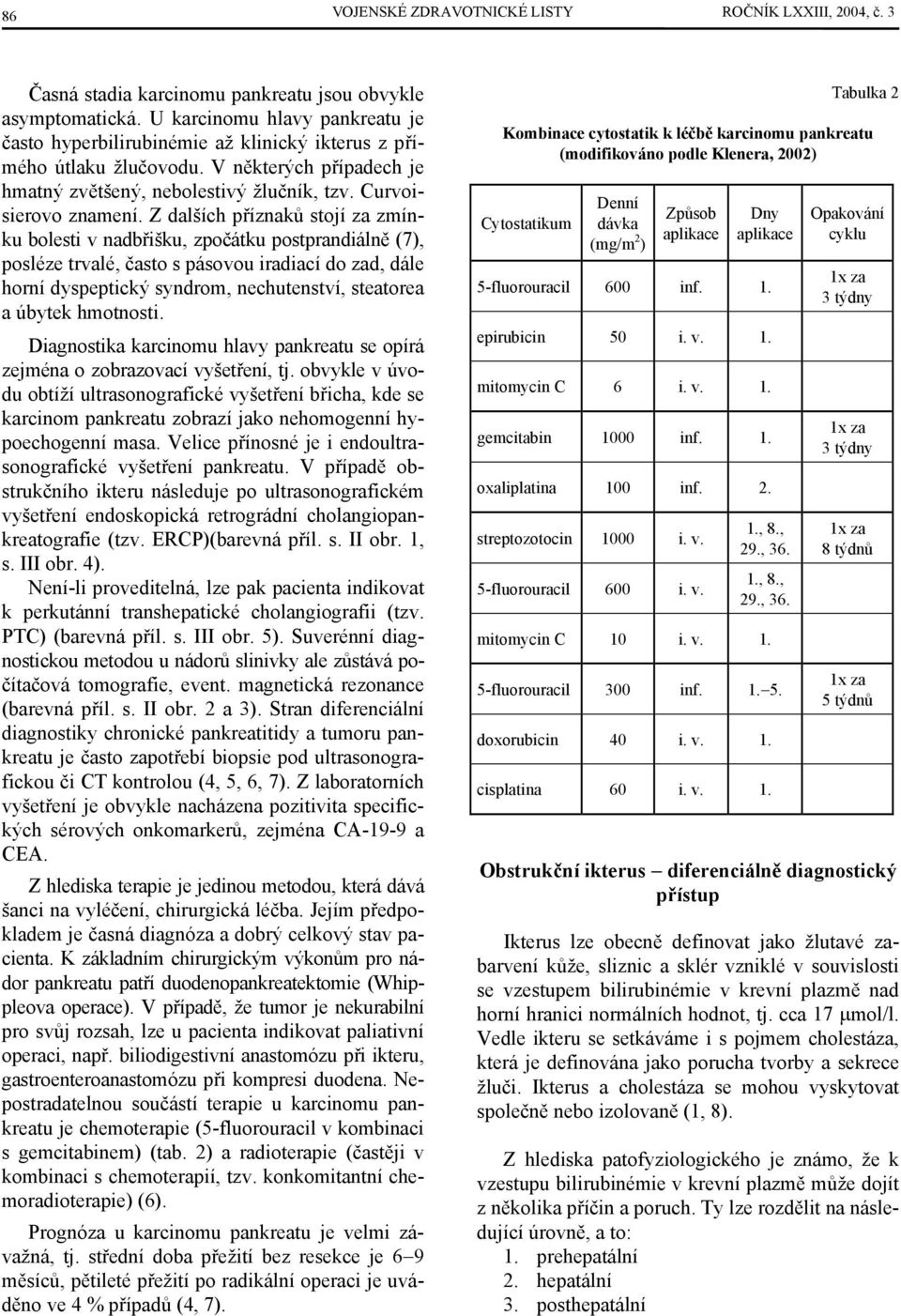 Z dalších příznaků stojí za zmínku bolesti v nadbřišku, zpočátku postprandiálně (7), posléze trvalé, často s pásovou iradiací do zad, dále horní dyspeptický syndrom, nechutenství, steatorea a úbytek