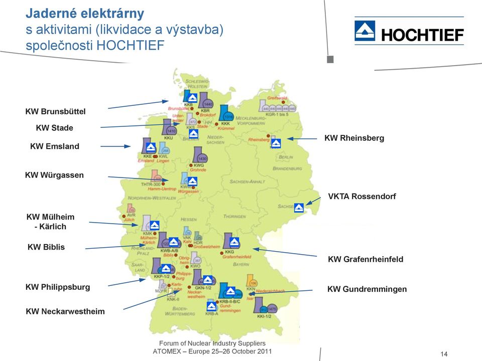 VKTA Rossendorf KW Mülheim - Kärlich KW Biblis KW Grafenrheinfeld KW