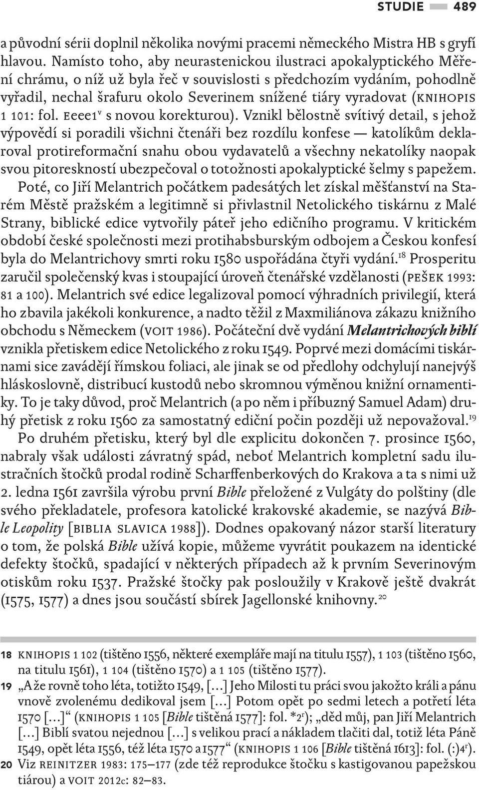 vyradovat (knihopis 1 101: fol. eeee1 v s novou korekturou).