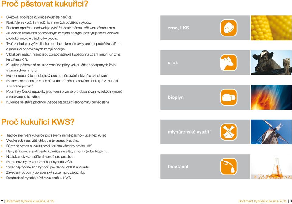 Tvoří základ pro výživu lidské populace, krmné dávky pro hospodářská zvířata a produkci obnovitelných zdrojů energie.