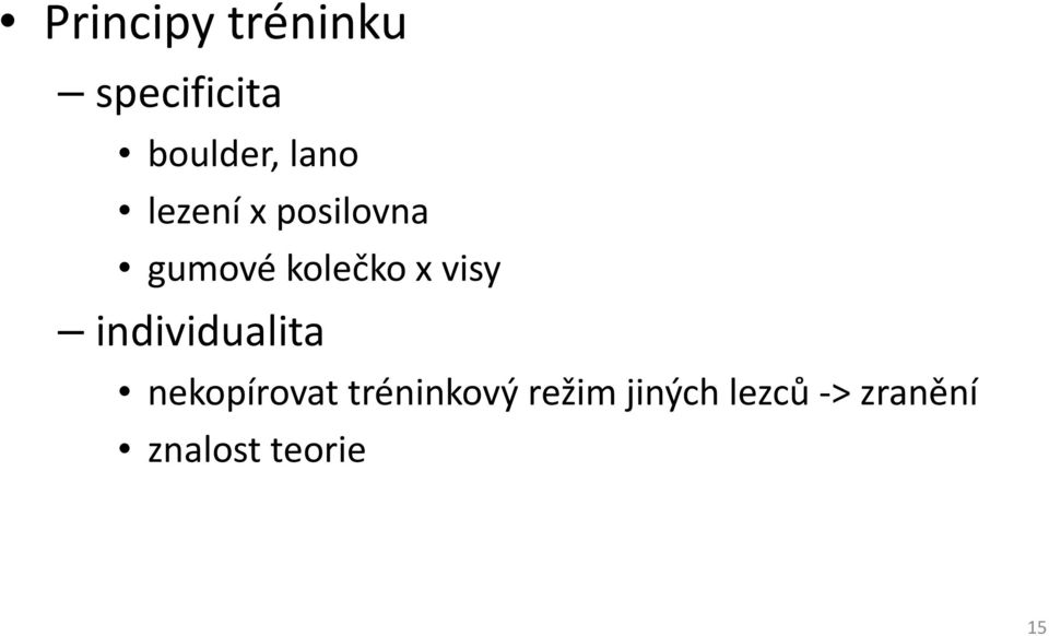 visy individualita nekopírovat tréninkový