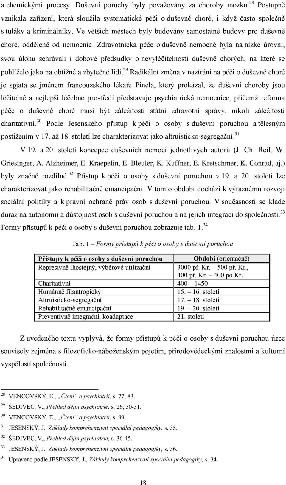 Zdravotnická péče o duševně nemocné byla na nízké úrovni, svou úlohu sehrávali i dobové předsudky o nevyléčitelnosti duševně chorých, na které se pohlíželo jako na obtížné a zbytečné lidi.