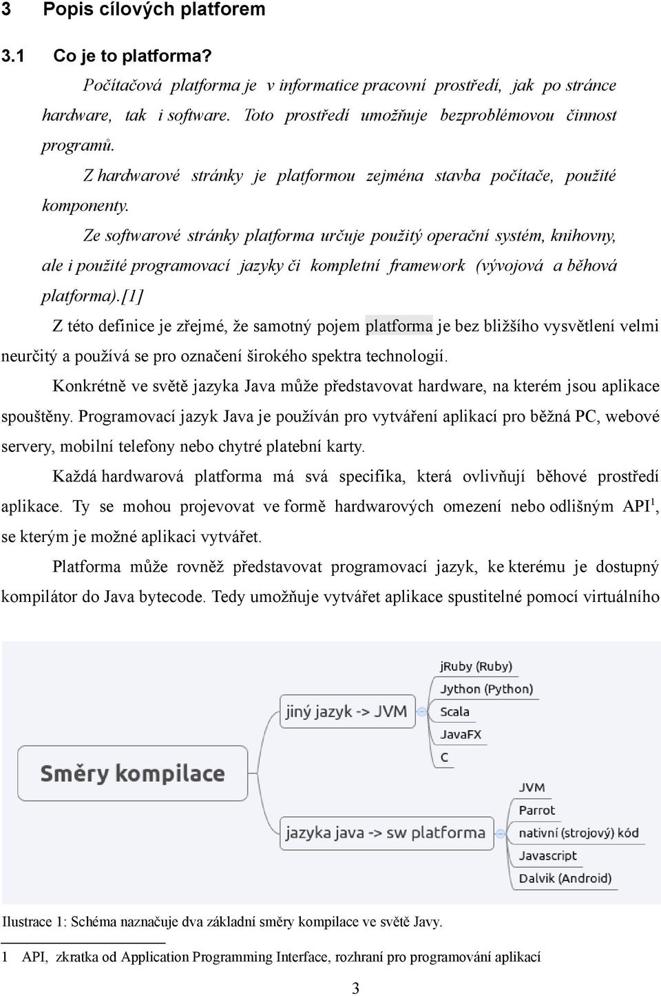 Ze softwarové stránky platforma určuje použitý operační systém, knihovny, ale i použité programovací jazyky či kompletní framework (vývojová a běhová platforma).