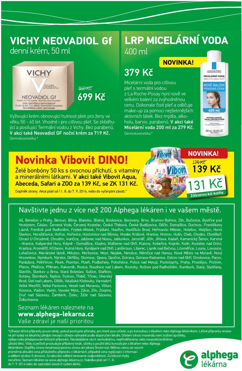 * LRP MICELÁRNÍ VODA 400 ml 379 Kč Micelární voda pro citlivou pleť s termální vodou z La Roche-Posay nyní nově ve velkém balení za zvýhodněnou cenu.