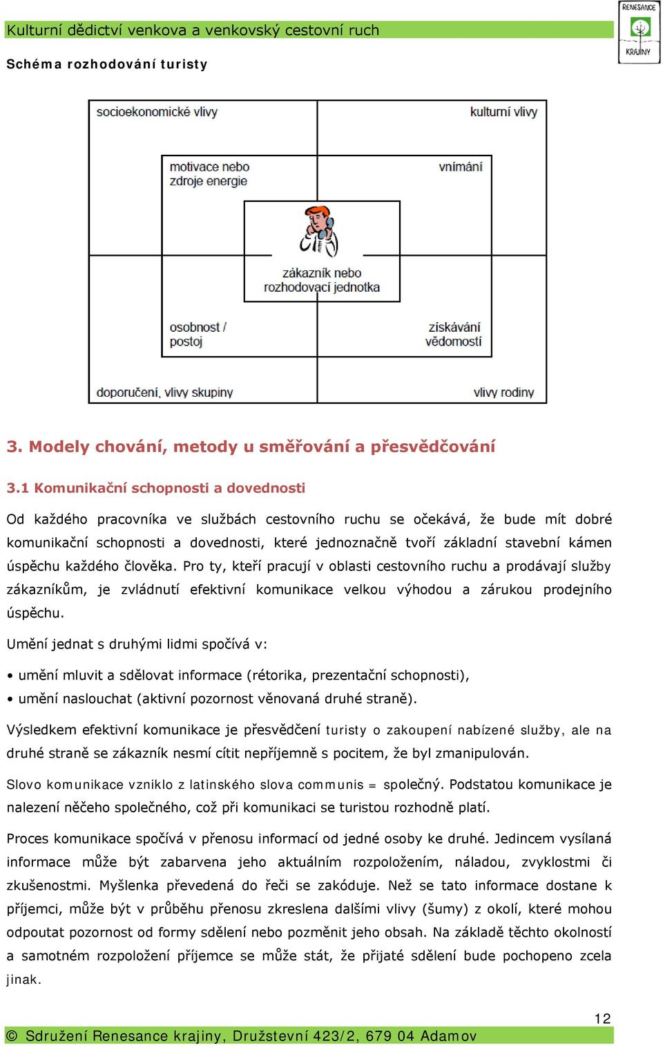 kámen úspěchu každého člověka. Pro ty, kteří pracují v oblasti cestovního ruchu a prodávají služby zákazníkům, je zvládnutí efektivní komunikace velkou výhodou a zárukou prodejního úspěchu.