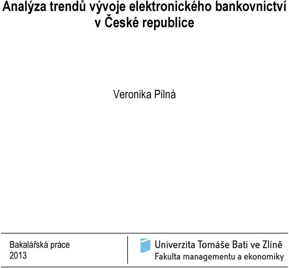 bankovnictví v České