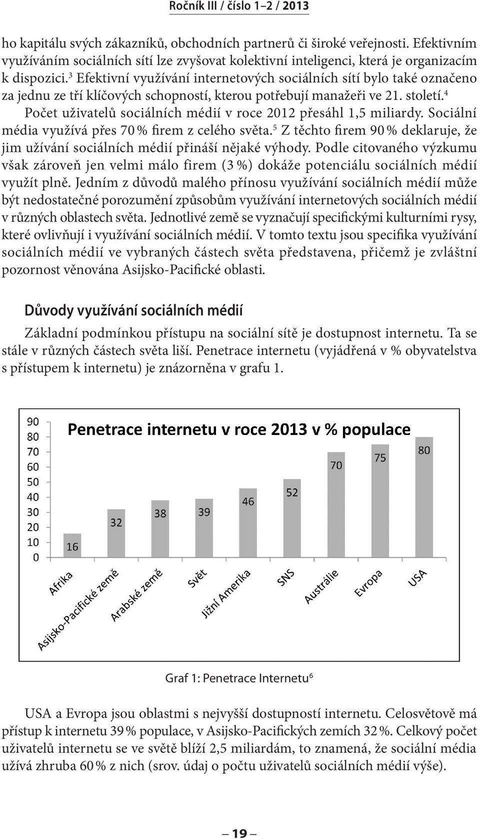 3 Efektivní využívání internetových sociálních sítí bylo také označeno za jednu ze tří klíčových schopností, kterou potřebují manažeři ve 21. století.