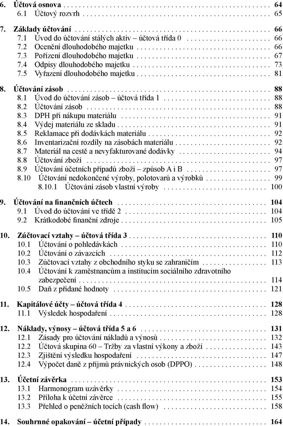 4 Odpisy dlouhodobého majetku.................................... 73 7.5 Vyřazení dlouhodobého majetku................................... 81 8. Účtování zásob..................................................... 88 8.