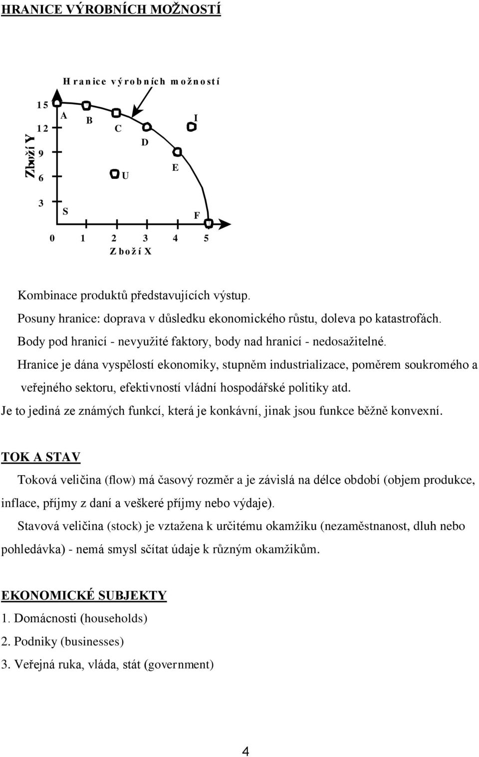 Hranice je dána vysp lostí ekonomiky, stupn m industrializace, pom rem soukromého a ve ejného sektoru, efektivností vládní hospodářské politiky atd.