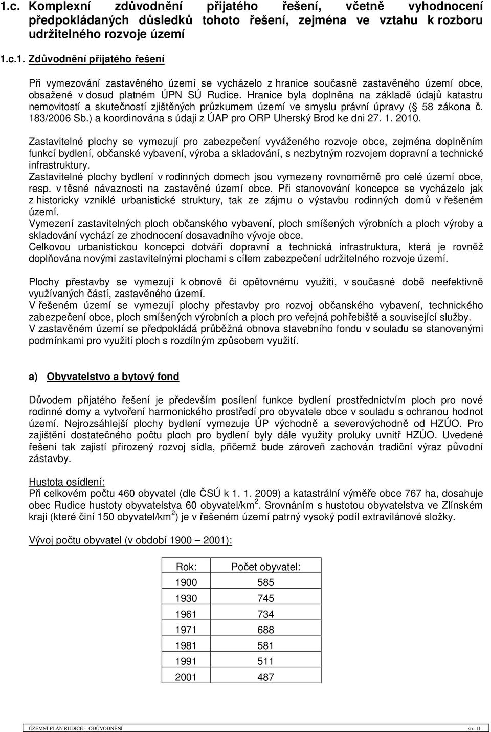 ) a koordinována s údaji z ÚAP pro ORP Uherský Brod ke dni 27. 1. 2010.