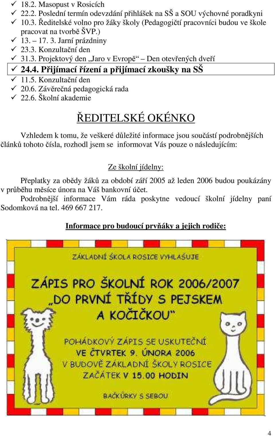 Závěrečná pedagogická rada 22.6.