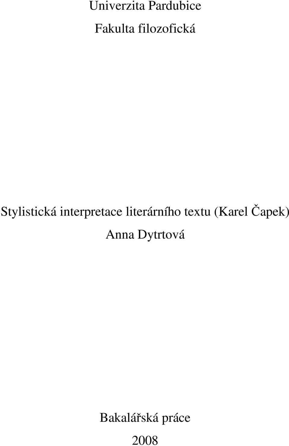 interpretace literárního textu