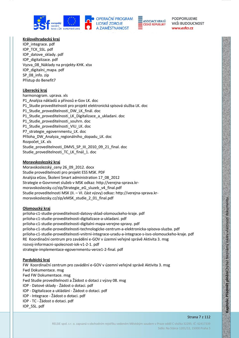 doc P1_Studie proveditelnosti pro projekt elektronická spisová služba LK. doc P1_Studie_proveditelnosti_DW_LK_finál. doc P1_Studie_proveditelnosti_LK_Digitalizace_a_ukladani.