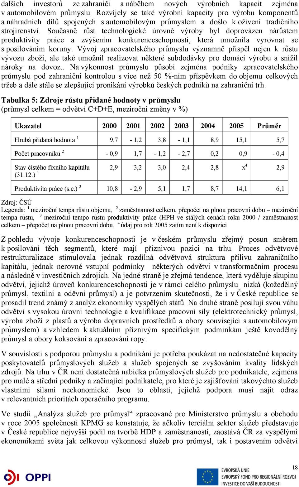 Současně růst technologické úrovně výroby byl doprovázen nárůstem produktivity práce a zvýšením konkurenceschopnosti, která umožnila vyrovnat se s posilováním koruny.