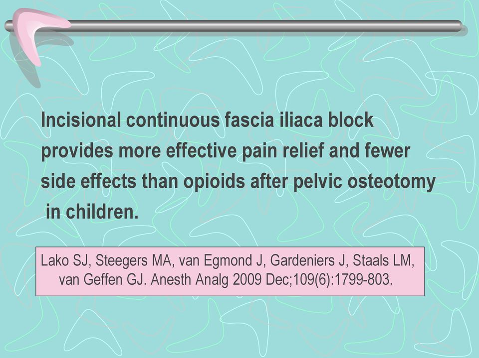 osteotomy in children.