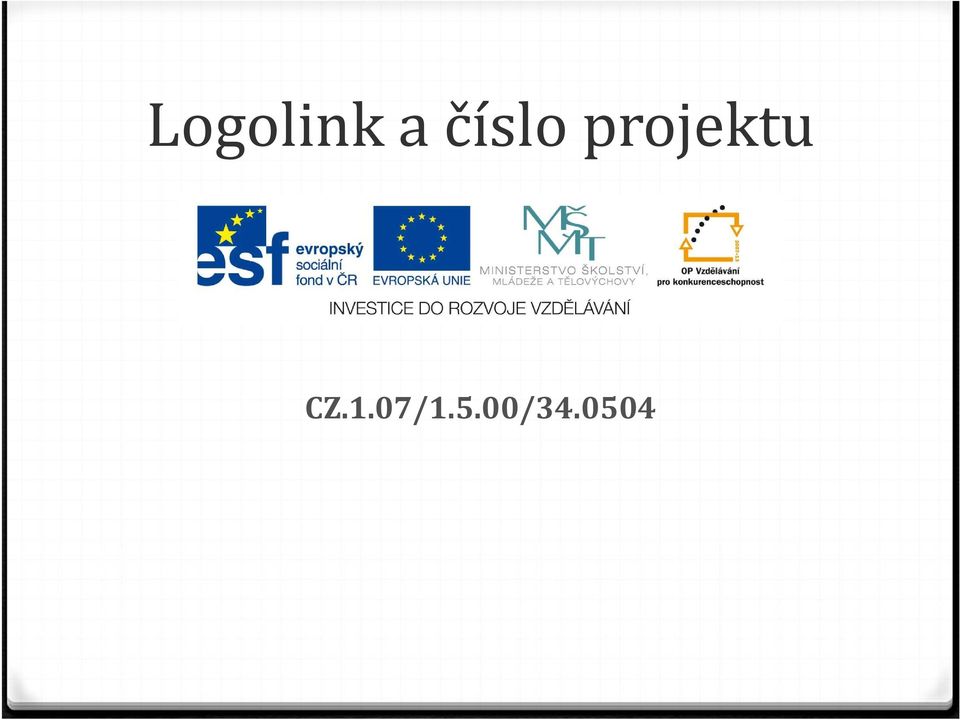 projektu CZ.