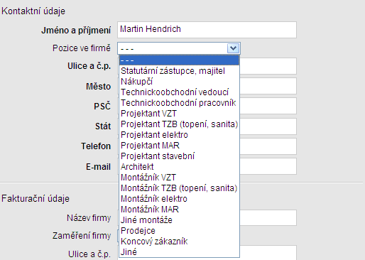 4) V uživatelské sekci klikněte na odkaz Stáhněte soubor setup.exe a spusťte instalaci viz bod 8). 5) Pokud nejste zaregistrováni, je třeba provést registraci.