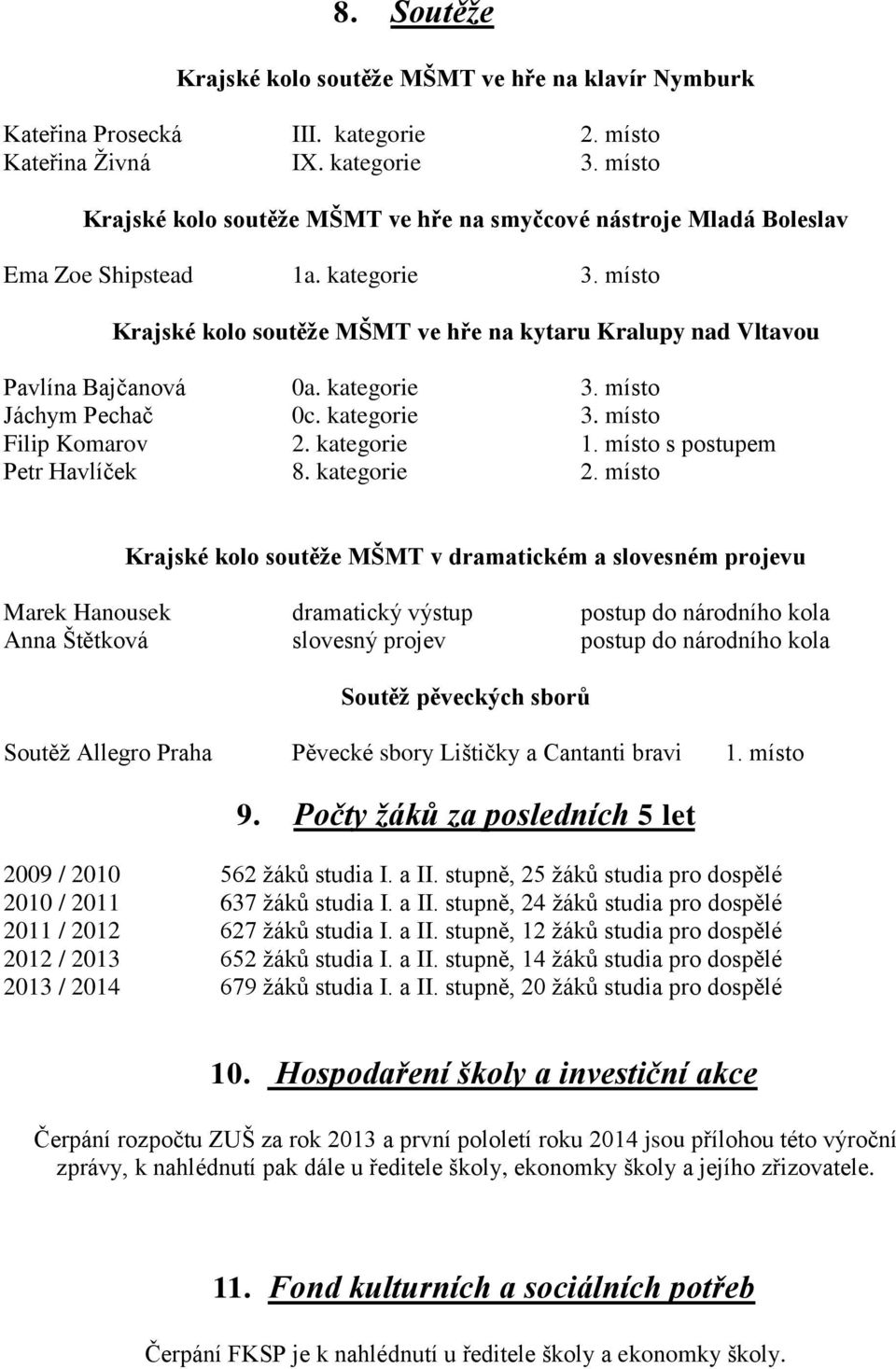 kategorie 3. místo Jáchym Pechač 0c. kategorie 3. místo Filip Komarov 2. kategorie 1. místo s postupem Petr Havlíček 8. kategorie 2.