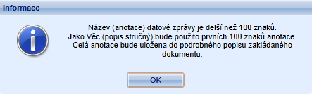 Nebyla nalezena žádná adresa s odpovídající datovou schránkou (v adresáři). Princip formuláře je vybrání existující, či založení nové adresy do adresáře tak, aby odpovídala adrese z datové schránky.