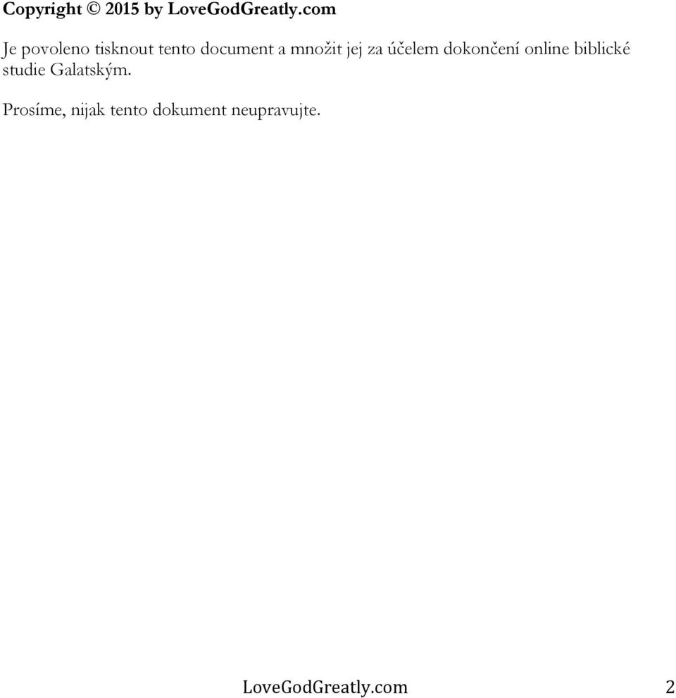 jej za účelem dokončení online biblické studie