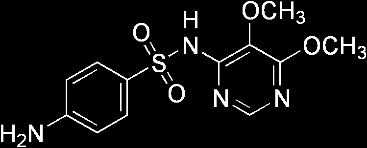 Léčba a profylaxe PYRIMETHAMIN / SULFADOXIN Pyrimethamin derivát 2,4-diaminopyrimidinu inhibice enzymu dihydrofolát reduktázy nevýhodou rozšířená rezistence používá se v