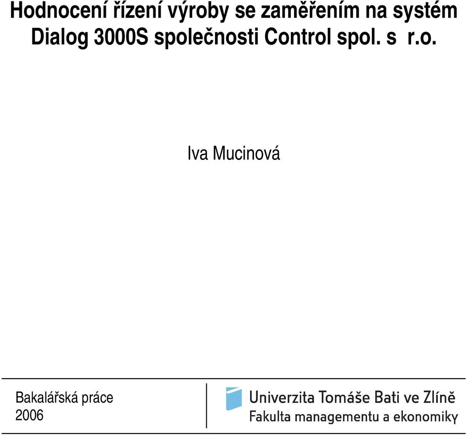 3000S společnosti Control spol.