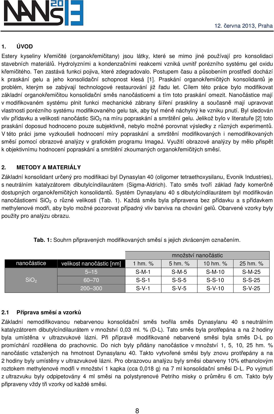 Postupem času a působením prostředí dochází k praskání gelu a jeho konsolidační schopnost klesá [1].