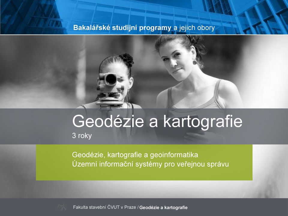 Geodézie, kartografie a geoinformatika