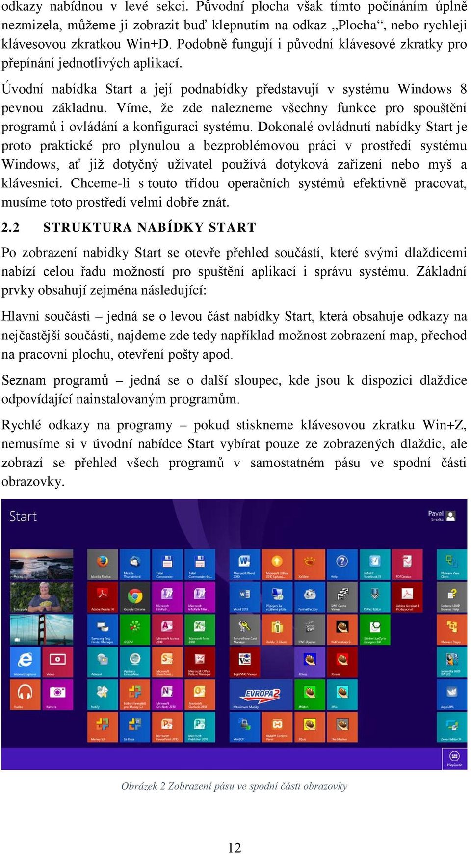 Víme, že zde nalezneme všechny funkce pro spouštění programů i ovládání a konfiguraci systému.