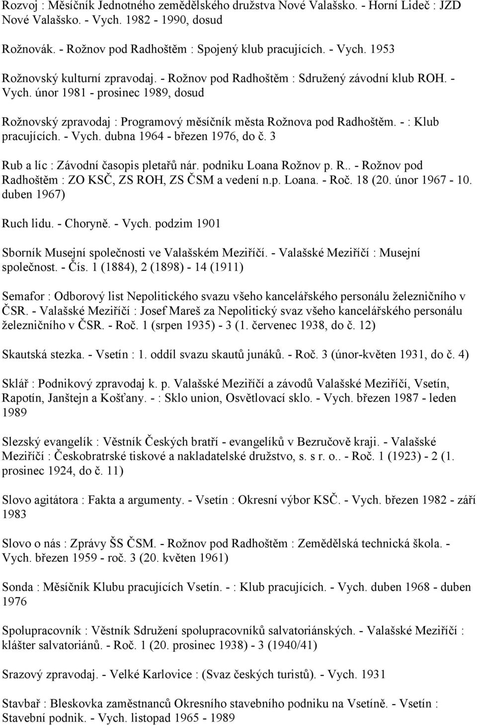 3 Rub a líc : Závodní časopis pletařů nár. podniku Loana Rožnov p. R.. - Rožnov pod Radhoštěm : ZO KSČ, ZS ROH, ZS ČSM a vedení n.p. Loana. - Roč. 18 (20. únor 1967-10. duben 1967) Ruch lidu.