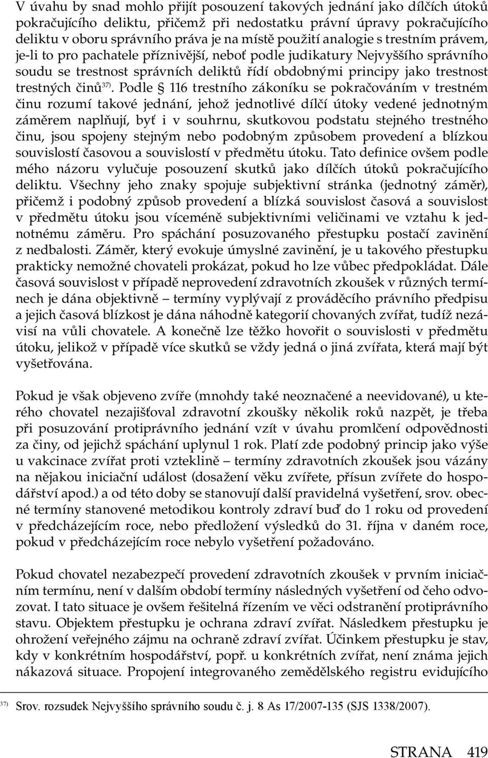 trestných činů 37).