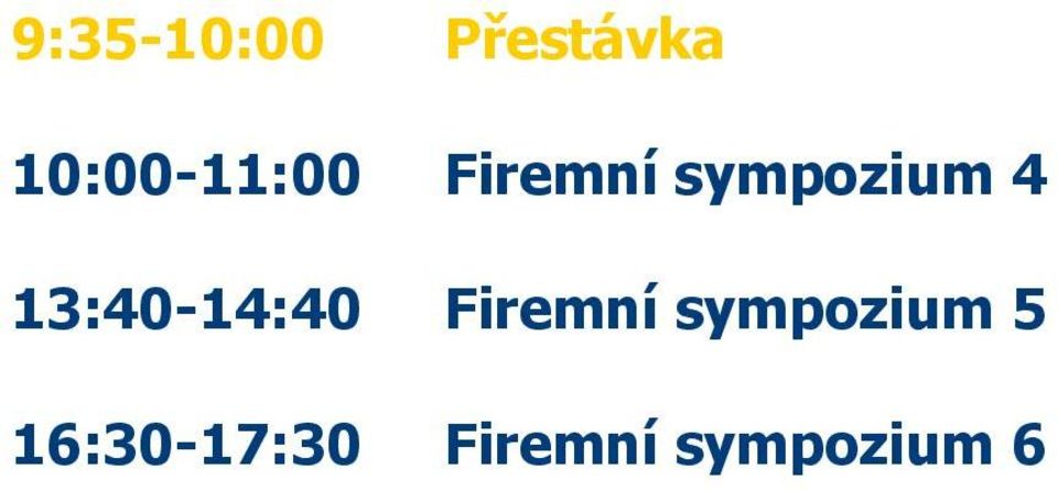 sympozium 4 13:40-14:40