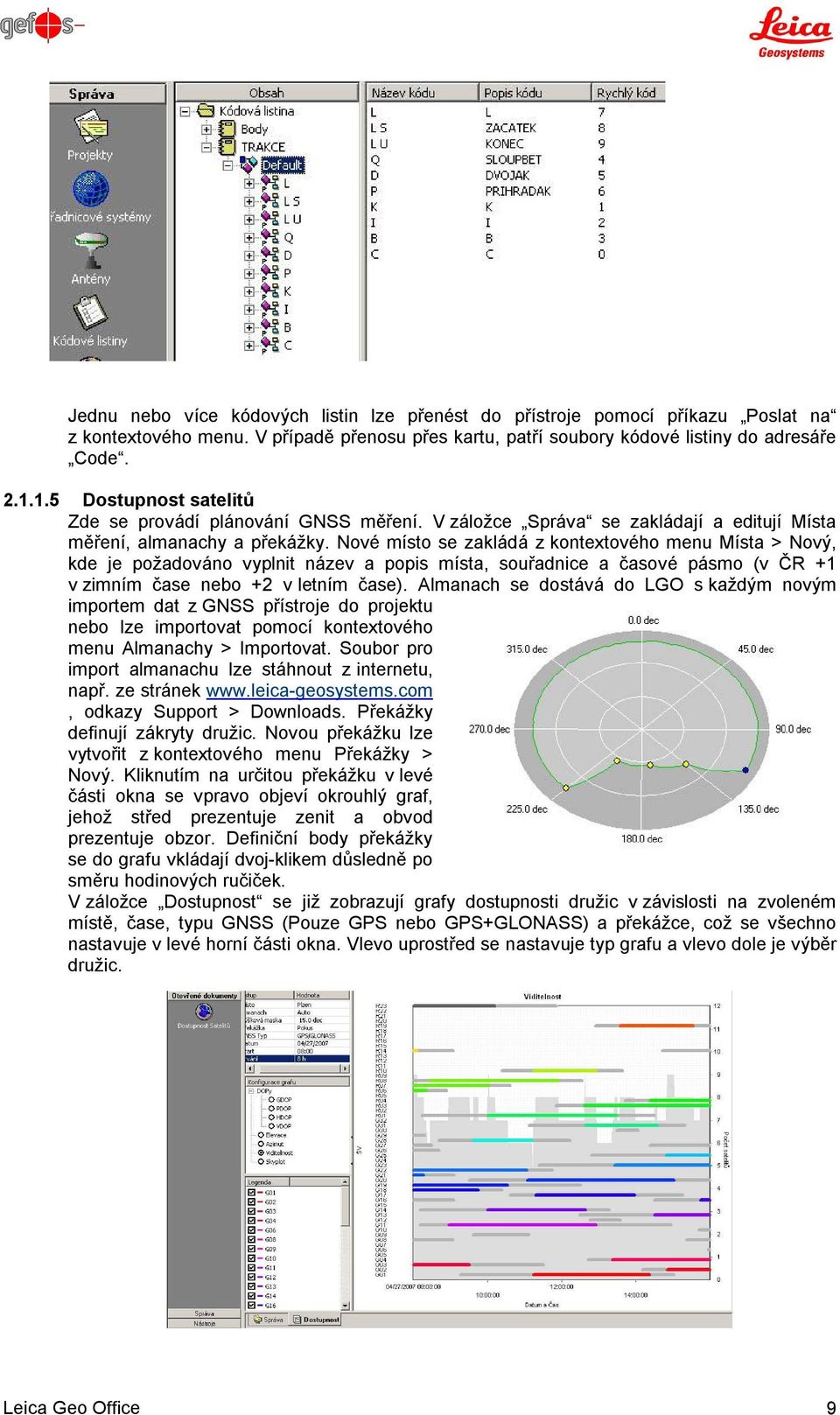 Nové místo se zakládá z kontextového menu Místa > Nový, kde je požadováno vyplnit název a popis místa, souřadnice a časové pásmo (v ČR +1 v zimním čase nebo +2 v letním čase).