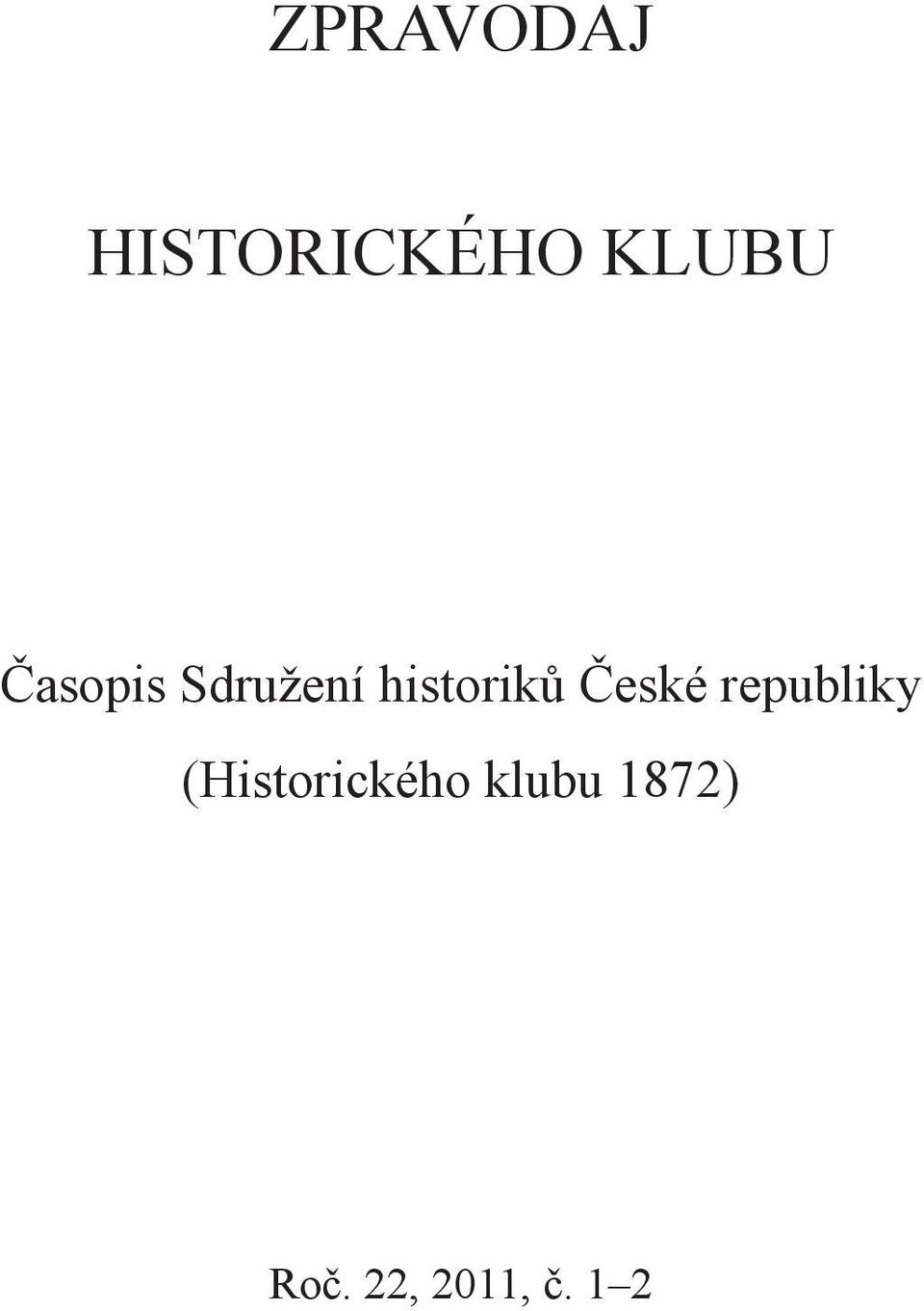 České republiky (Historického