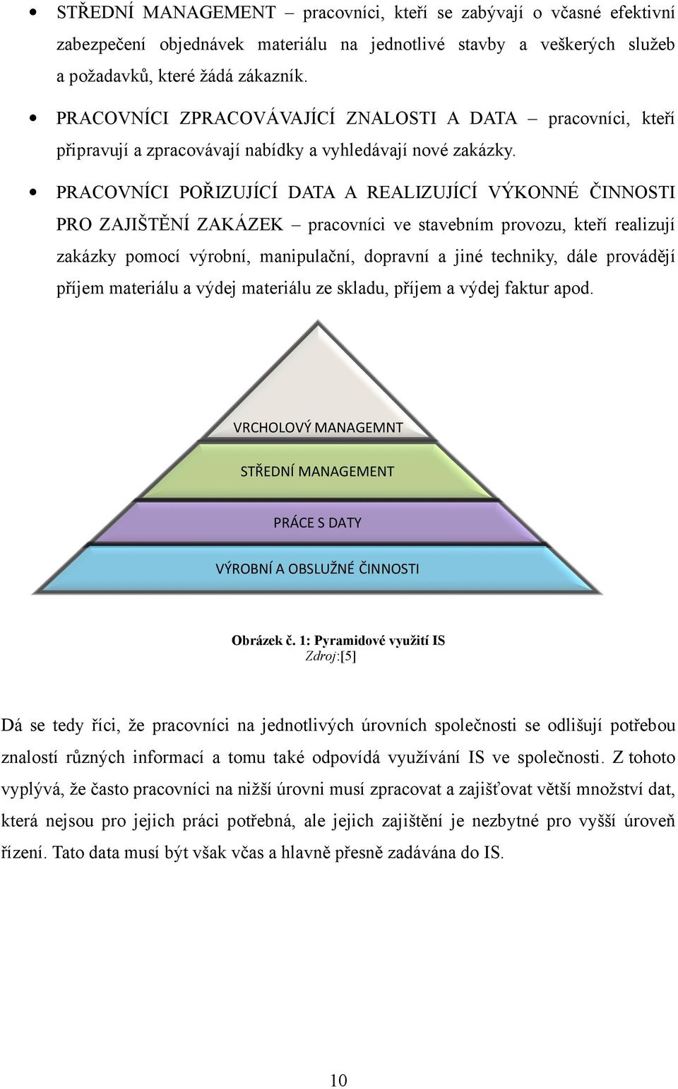 PRACOVNÍCI POŘIZUJÍCÍ DATA A REALIZUJÍCÍ VÝKONNÉ ČINNOSTI PRO ZAJIŠTĚNÍ ZAJIŠTĚNÍ ZAKÁZEK pracovníci ve stavebním provozu, kteří realizují zakázky pomocí výrobní, manipulační, dopravní a jiné