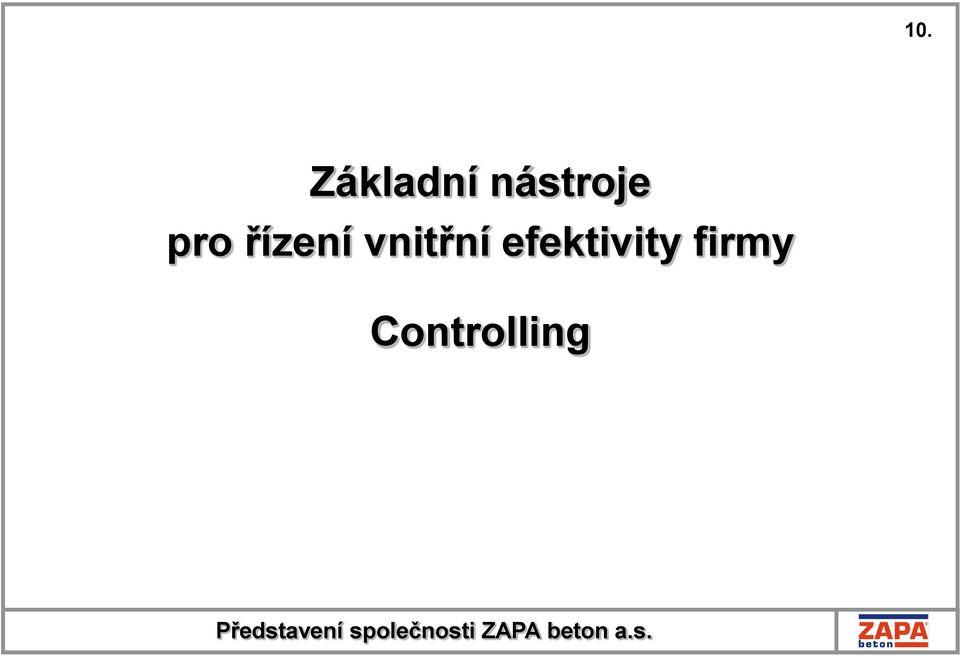 řízení vnitřní