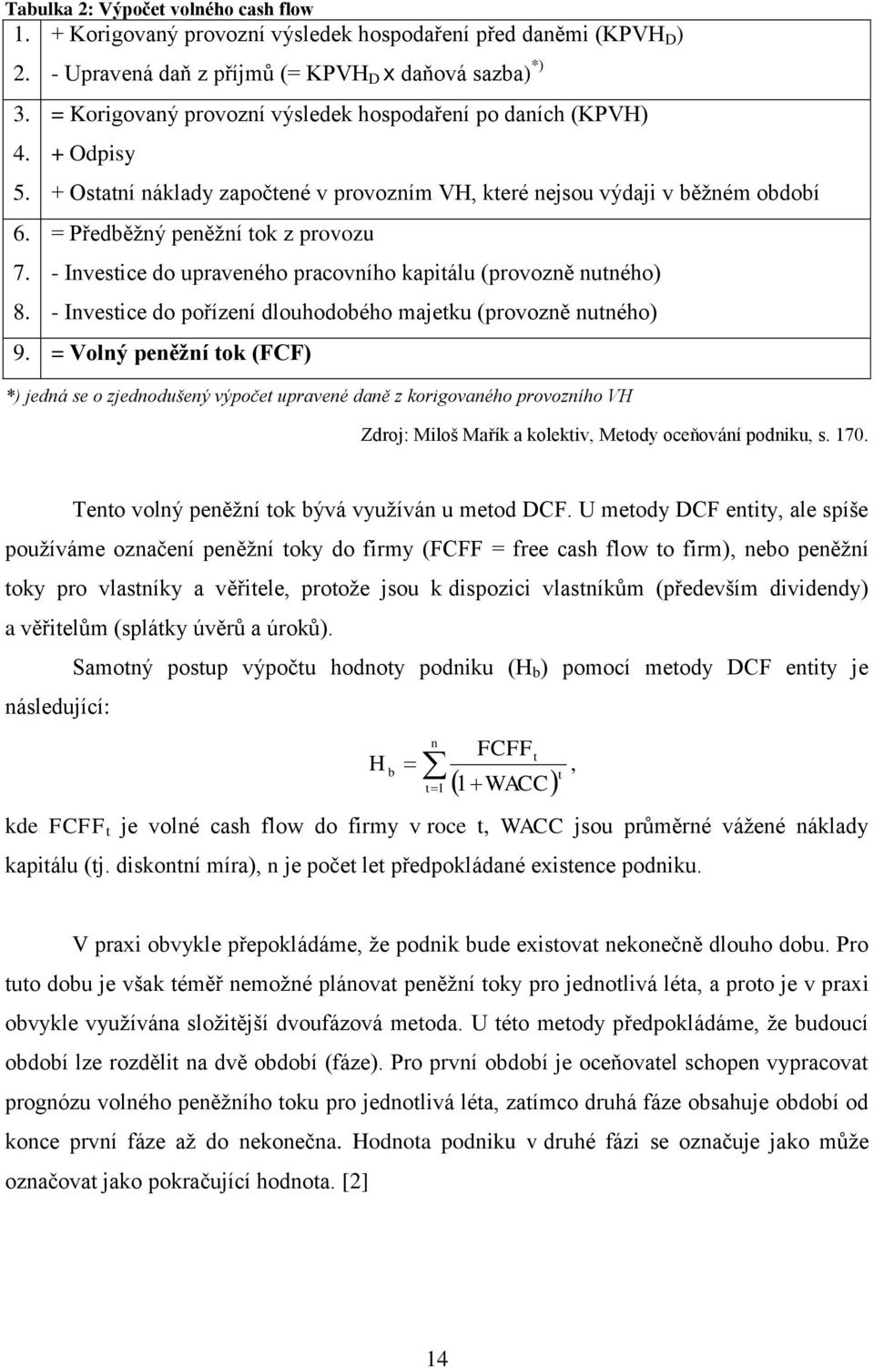 - Investice do upraveného pracovního kapitálu (provozně nutného) 8. - Investice do pořízení dlouhodobého majetku (provozně nutného) 9.