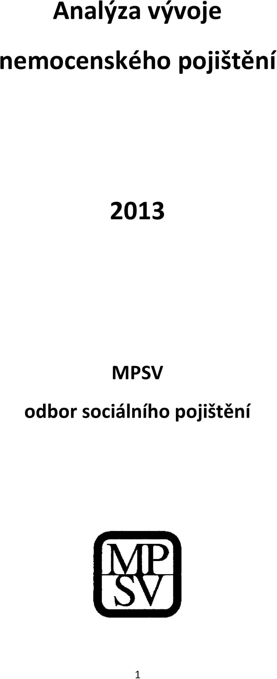 pojištění 2013